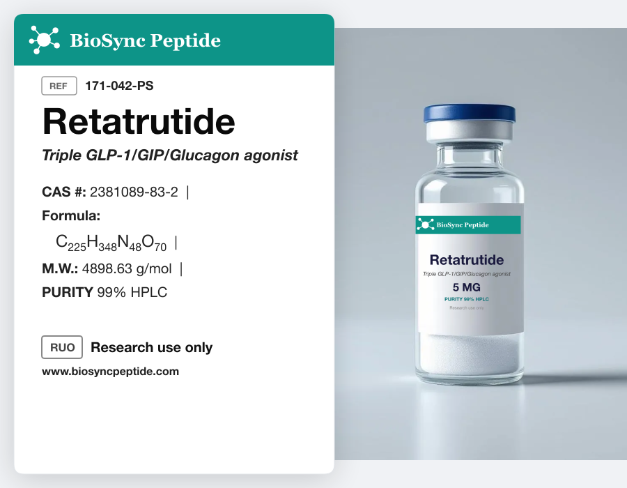 Retatrutide vial