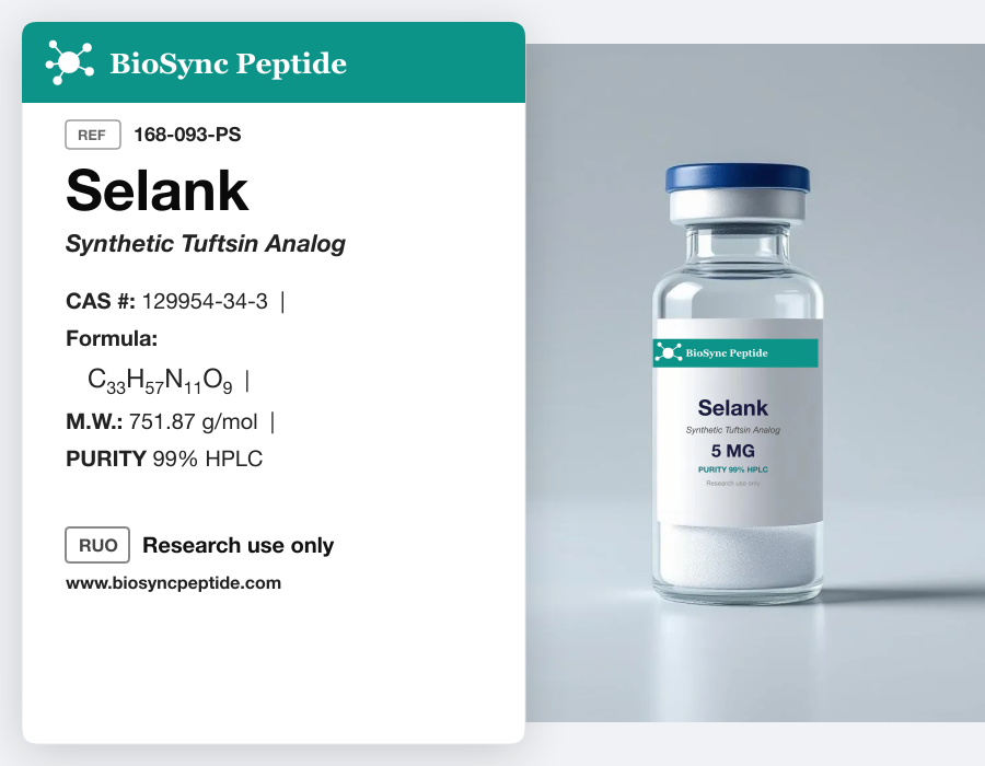 Selank vial
