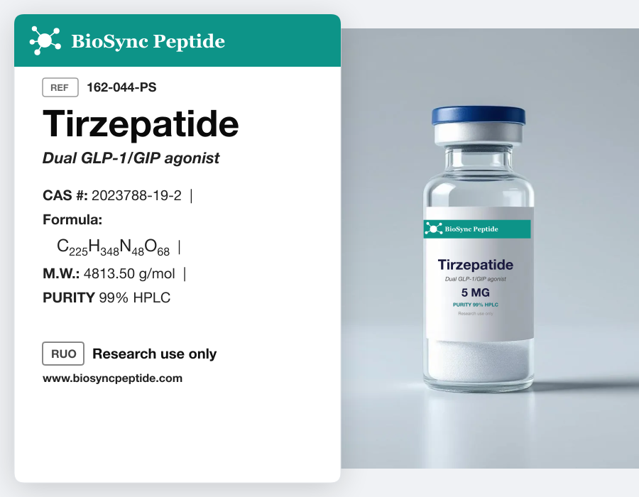 Tirzepatide vial